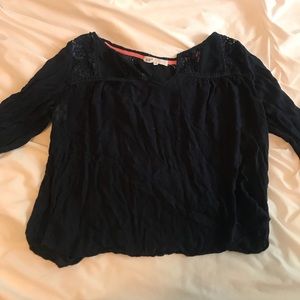 Navy blouse